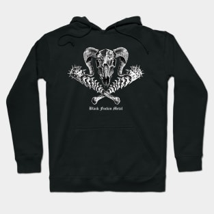 goat black metal Hoodie